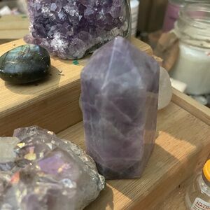Purple Amethyst Crystal Tower